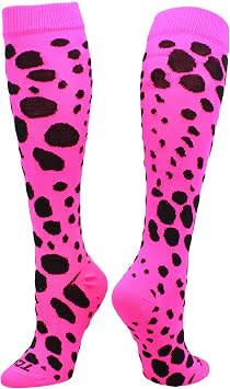 Krazisox - Leopard Over the Calf Socks