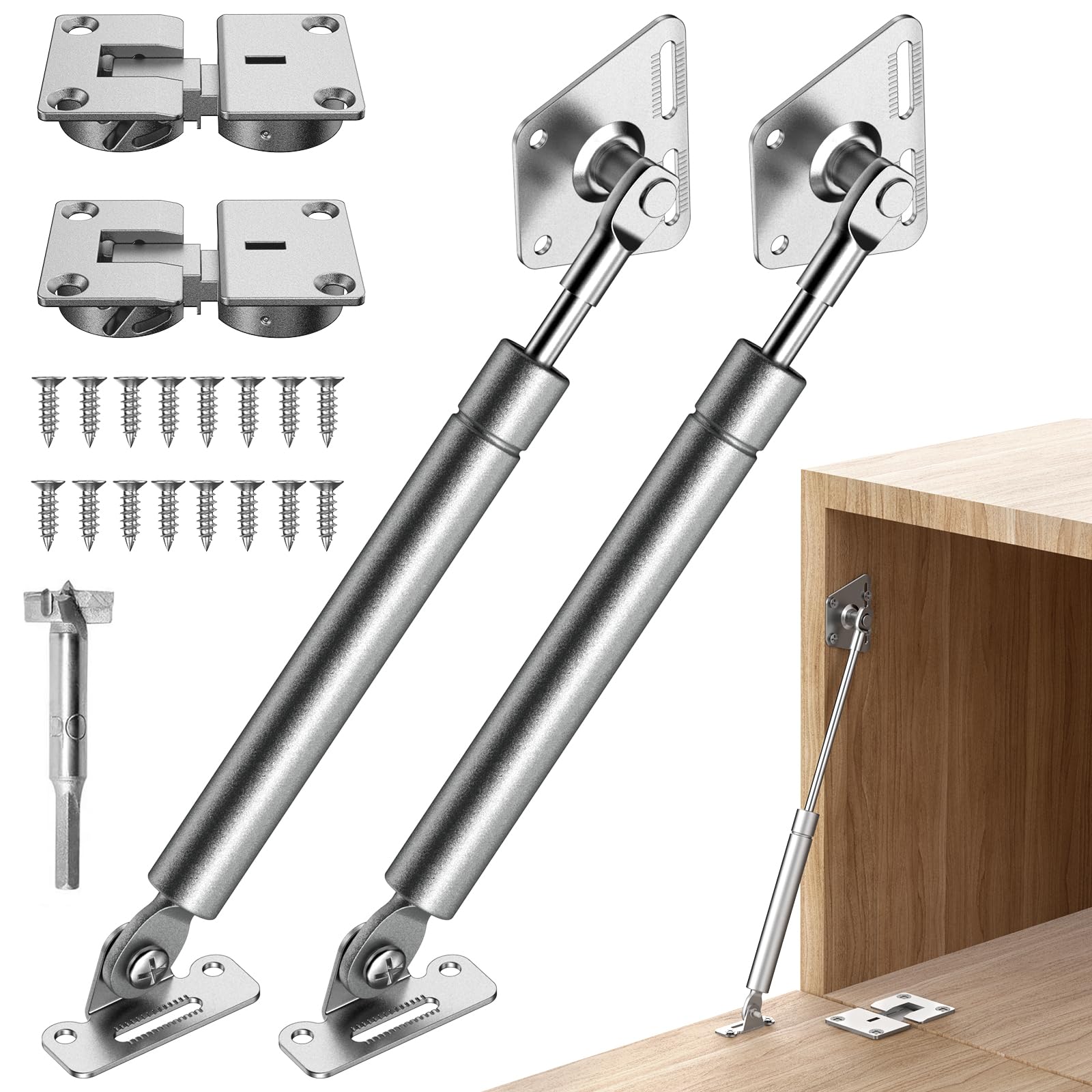 Drop Down Gas Struts,Gas Spring Hinge,for Cabinet and Desk