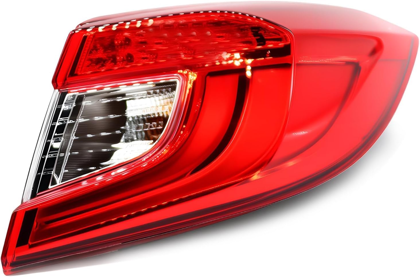 Jecoupoon Right Rear Tail Light Assembly for 2018–2022 Accord Sedan