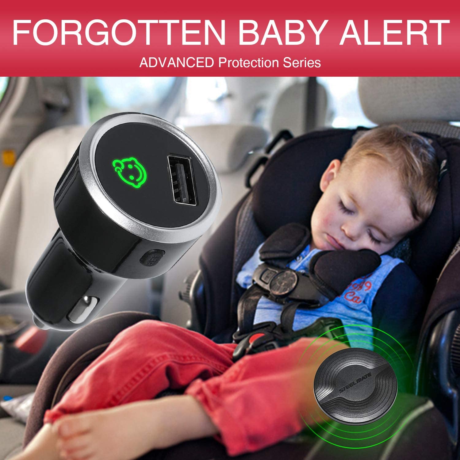 Steel Mate Baby Car Reminder Alarm 1 Pack Automatic Car | Desertcart  Seychelles, image size:1500x1500