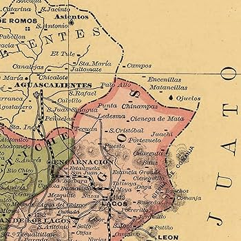 スコットランド 古地図 金色フレーム スコットランド 古地図