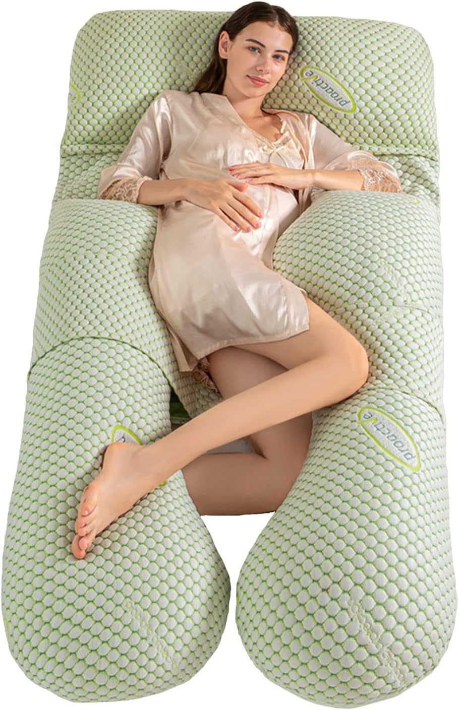 Pregnancy Pillow U-Shaped Maternity Pillow, Scientific Belly Support Pregnant Woman Body Pillow, Comfortable Throw Pillow, Four Seasons Applicable Body Pillows ( Color : Style1 , Size : Without memory