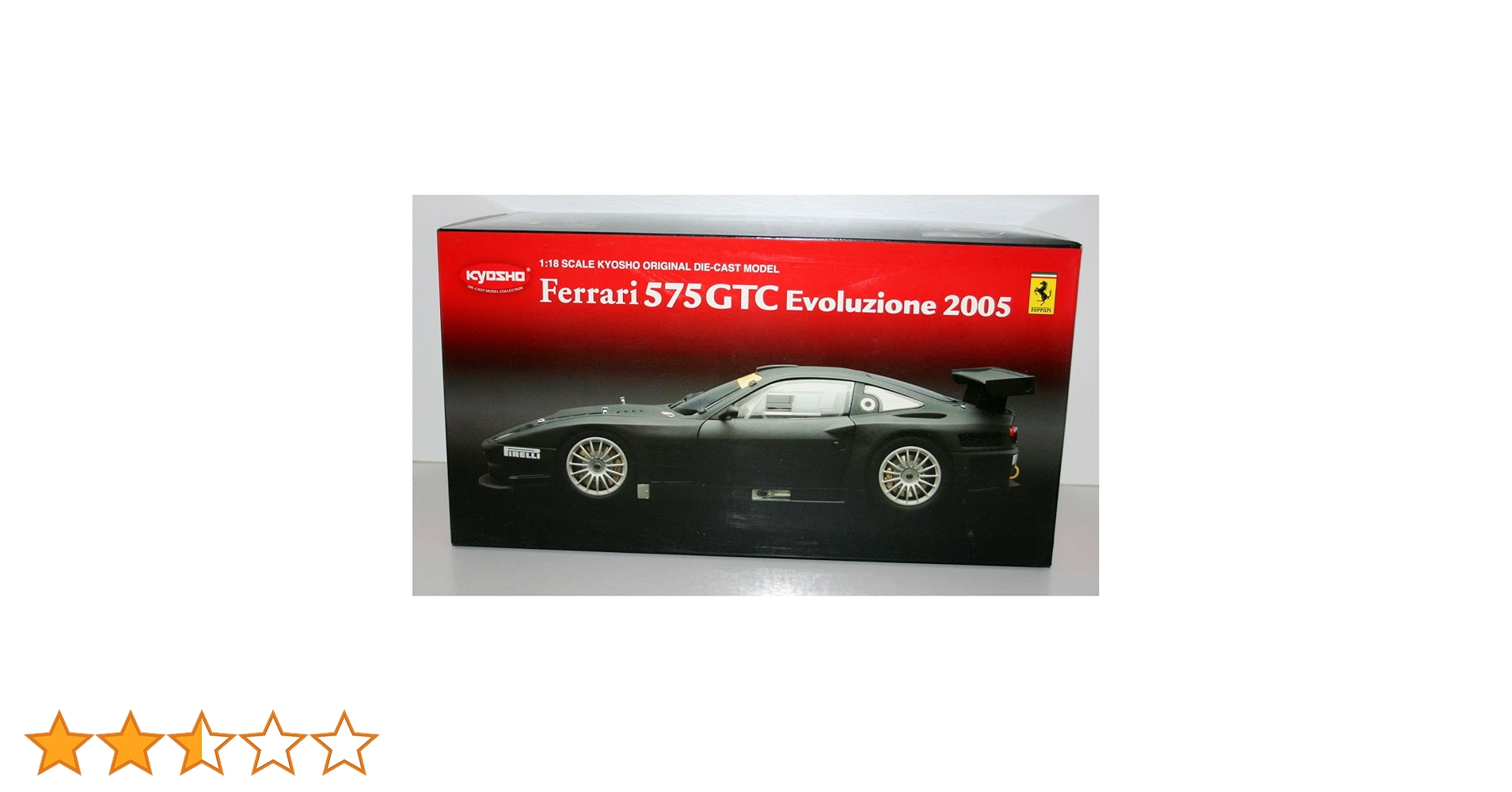 Amazon.co.jp: 京商 1/18 フェラーリ 575 GTC 2005 ブラック