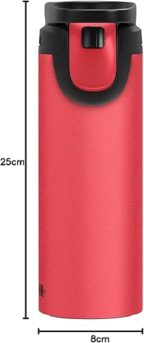 Miniatura 139 de CamelBak Forge Flow - Taza de viaje aislada de acero inoxidable, color negro, 16 onzas