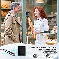 Vista 3 de Intercomunicador de ventana de doble vía, sistema de altavoces de ventana, micrófono de intercomunicación antiinterferencia. Para negocios, banco