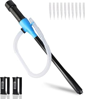 JMCUHYD Electric Gas Water Liquid Transfer Pump Battery Operated Suction Pump, 2.2GPM, For Gasoline Diesel Fuel Portable Battery Operated Liquid Transfer Pump