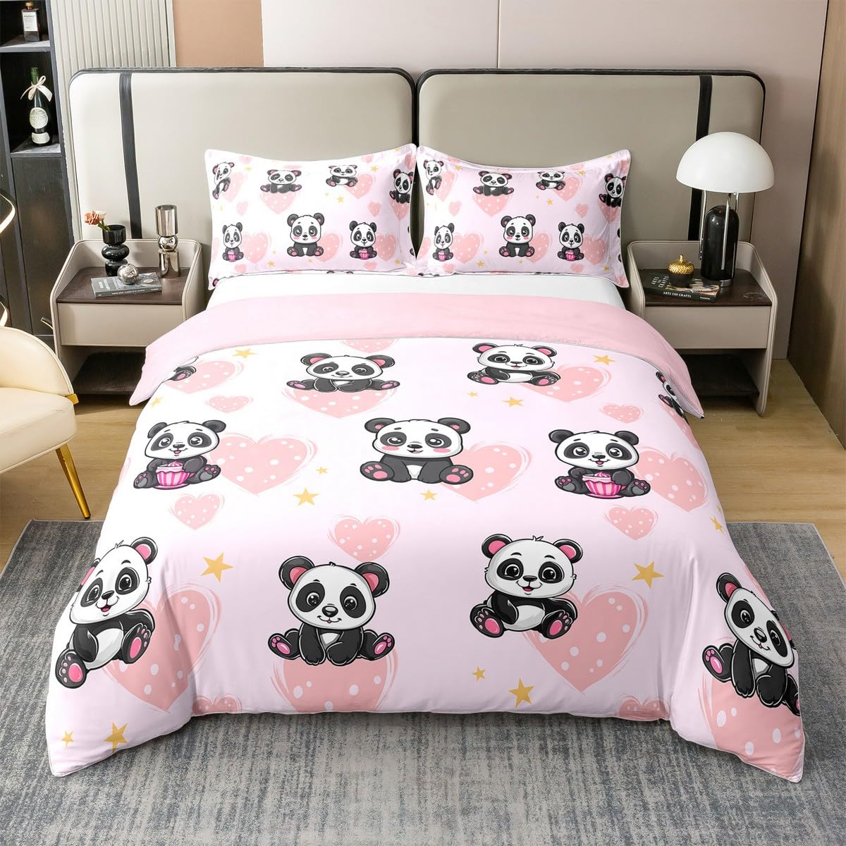 Homewish Handball Bettwäsche Set 155x220 Regenbogenkugel Bet