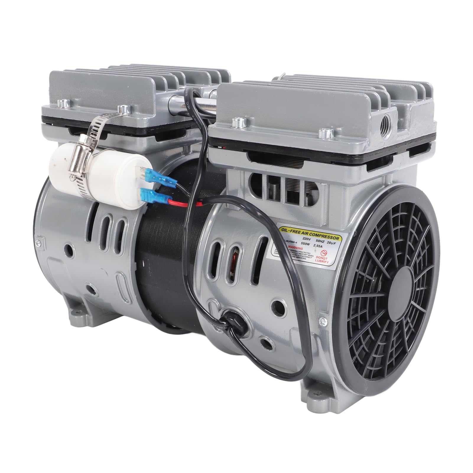 Pompa napowietrzająca do stawu 550W wykonana ze stopu miedzi i aluminium, metalowa konstrukcja do użytku na zewnątrz, pompa napowietrzająca staw system napowietrzania stawu do napowietrzania stawu