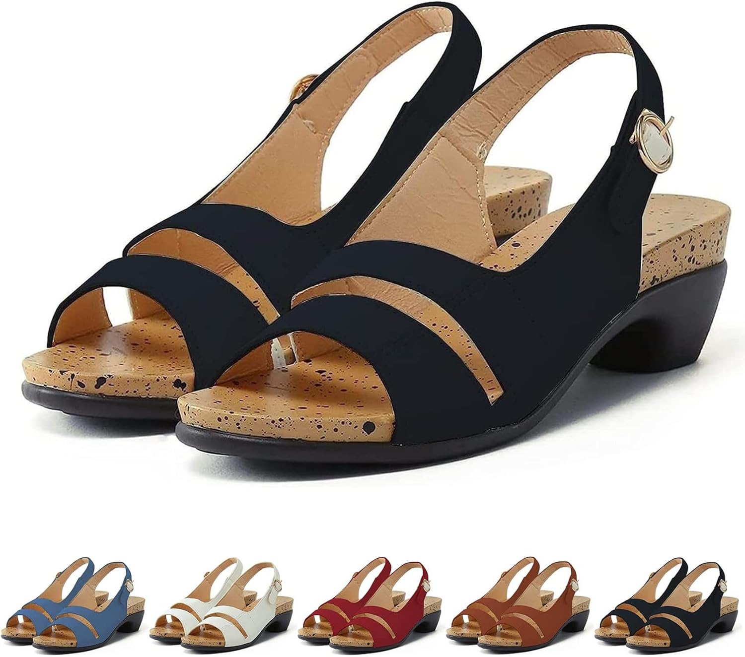 KCRPM Libiyi Sandals, Libiyi Women's Comfy Orthotic Sandals