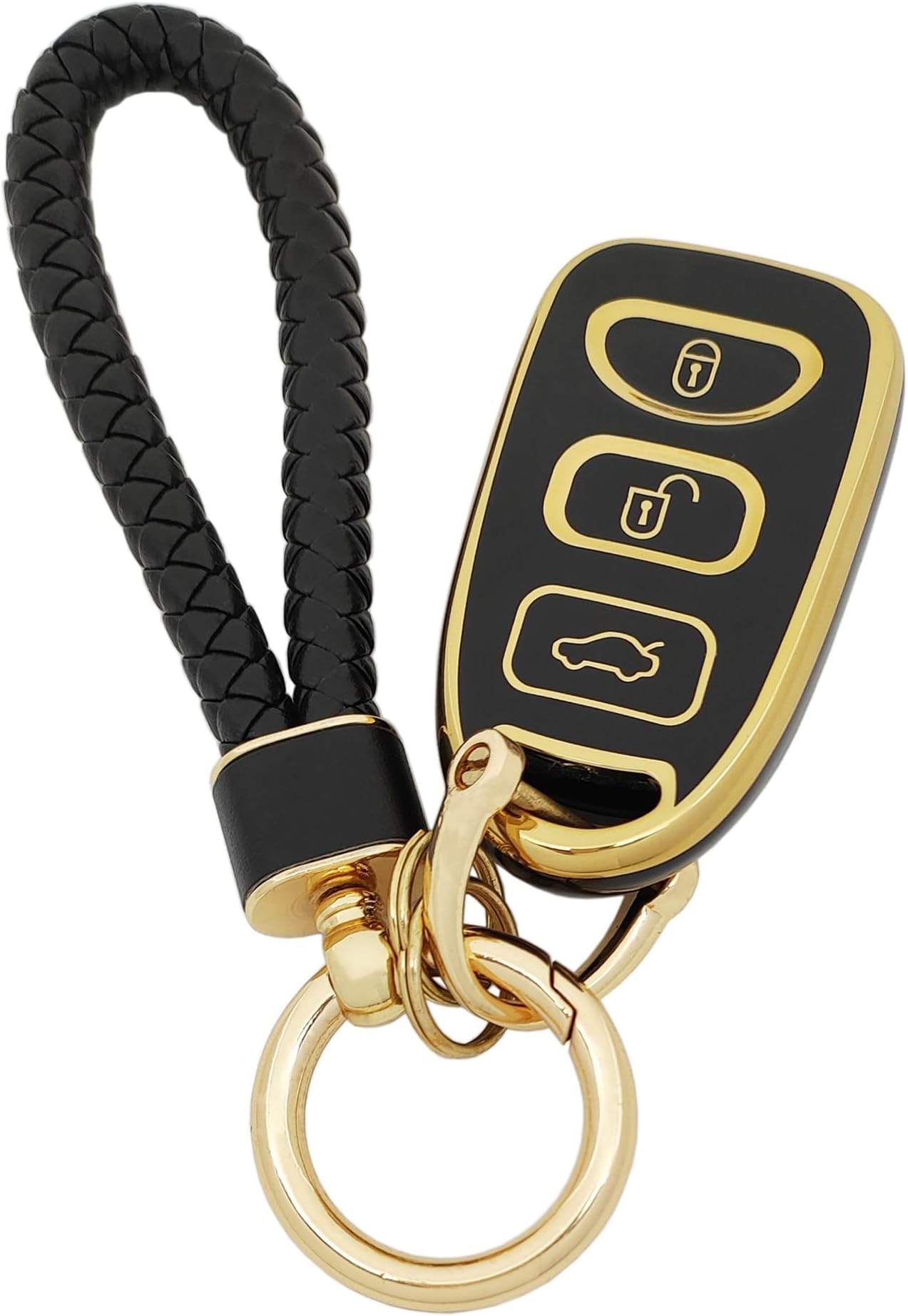 Key Fob Cover Car Keychain Soft TPU Key Case Protection Shell Key Holder Accessories