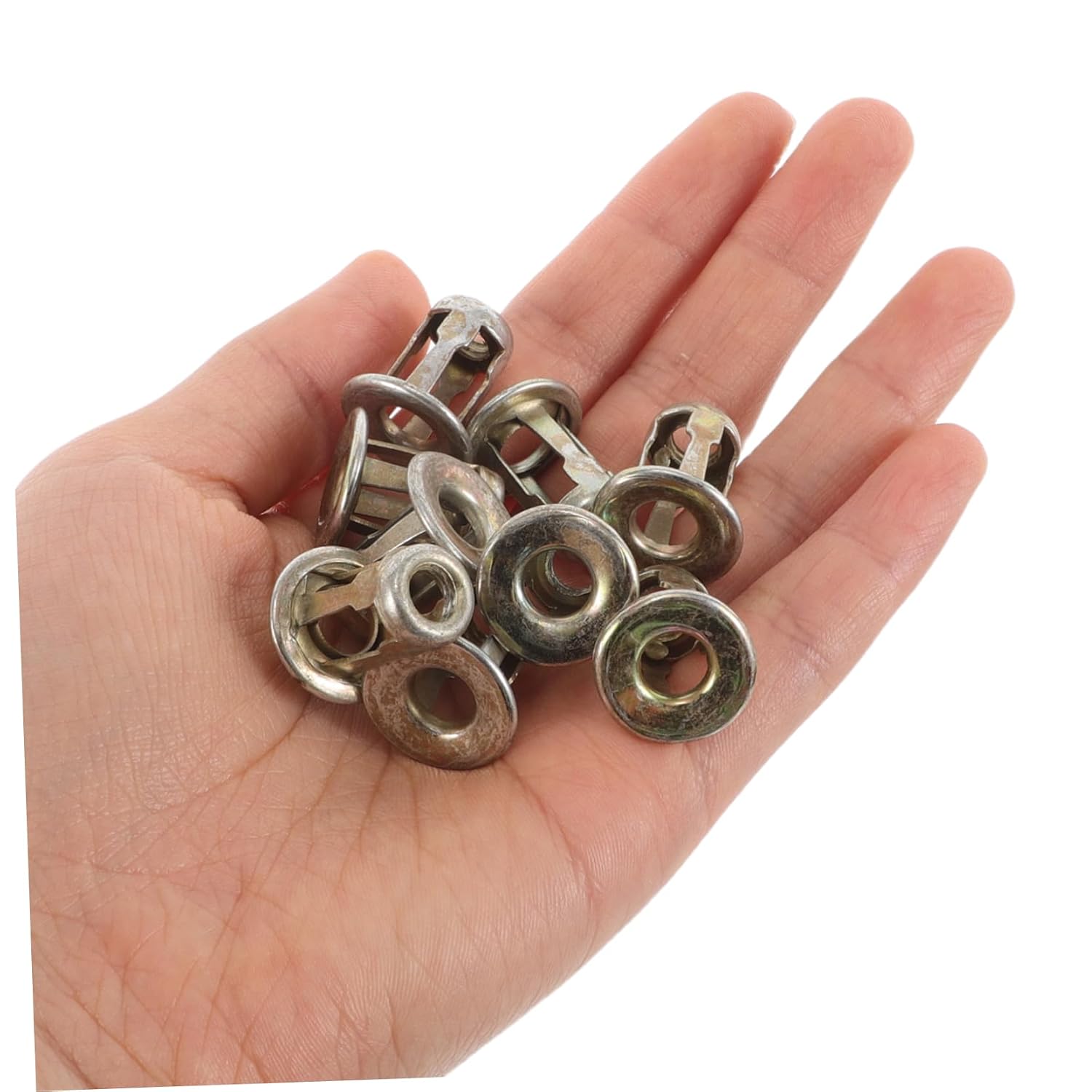 10Pcs Vehicle License Plate Fasteners Secure Fit Hardware for Mounting Fixing Antiloosening Design Versatile Compatibility Enhanced Security Easy Installation