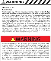 Vista 7 de Evike Softair - Pistola de Airsoft Firepower .45 con resorte con parte de metal (paquete de pistola Airsoft)