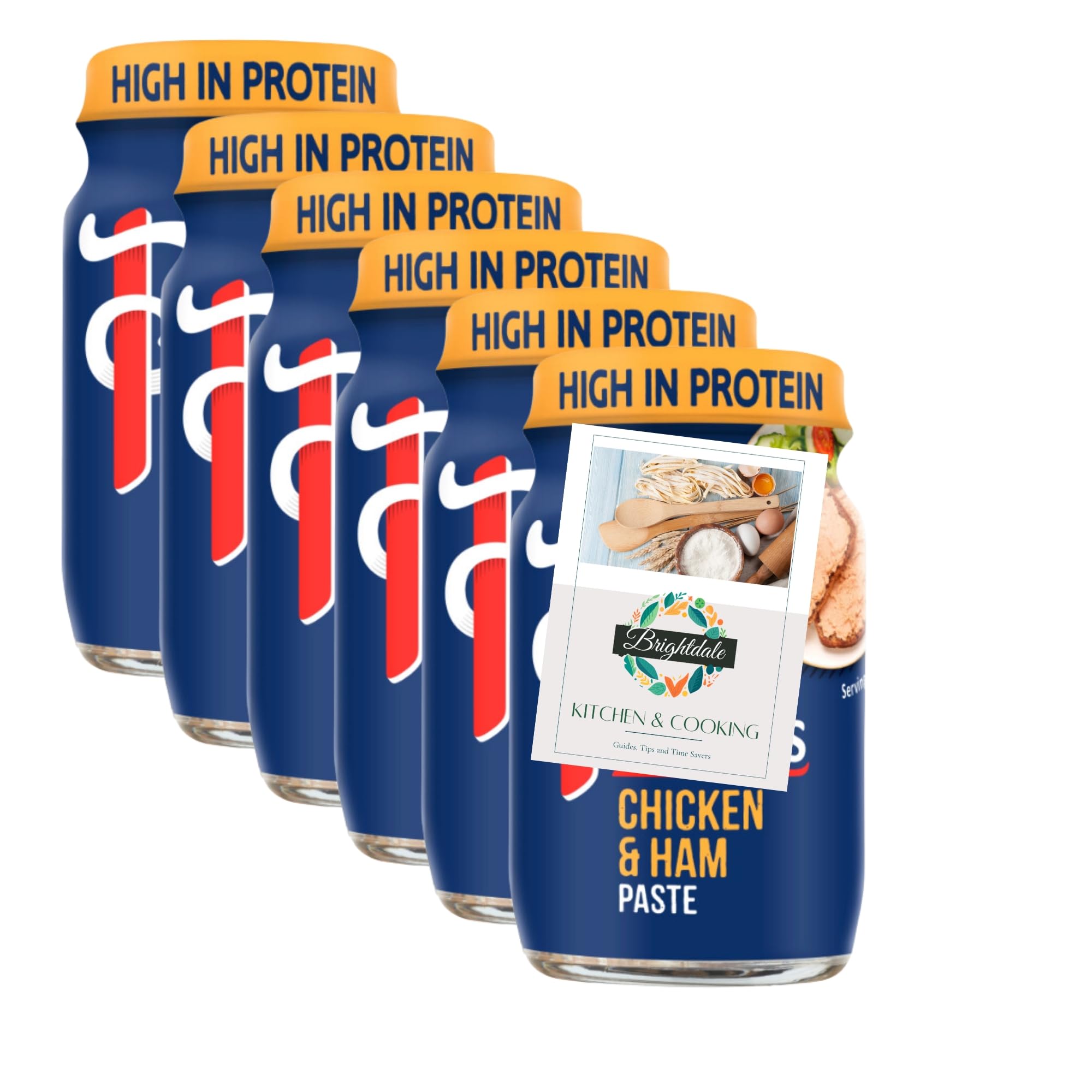 – Sandwich Spread Bundle with Princes Chicken And Ham Paste 75g 6 Pack + Brightdale Kitchen Booklet