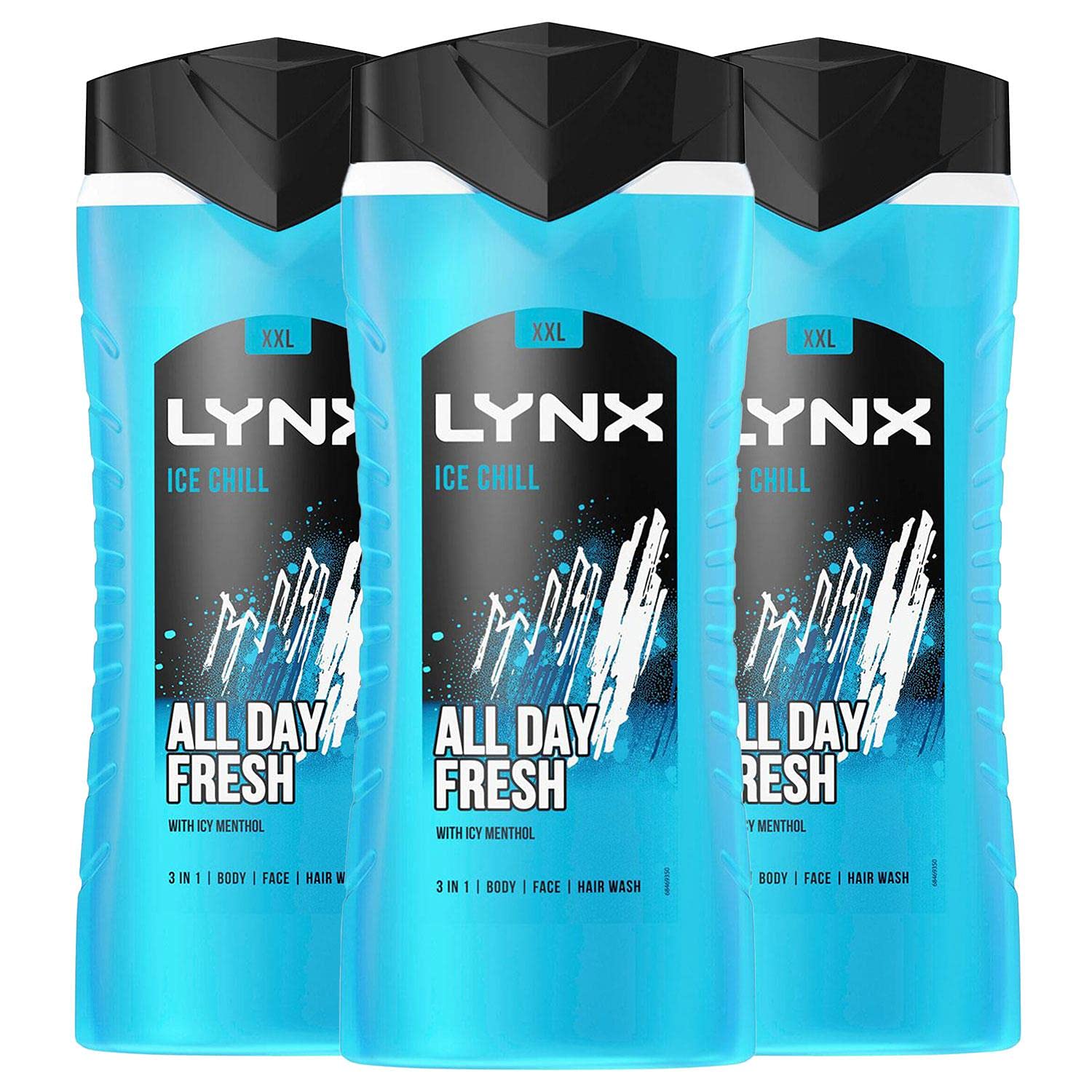 6pk Lynx 48H Fresh Deodorant & Body Spray - Ice Chill | 6 X 200ml On