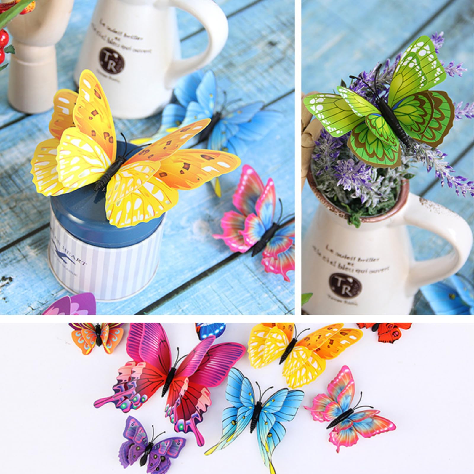 TYXHXTF 9 Sheets Window Stickers, Spring Summer Window Stickers, Spring Window Clings, Home Decorations, Window Decals - Image 4