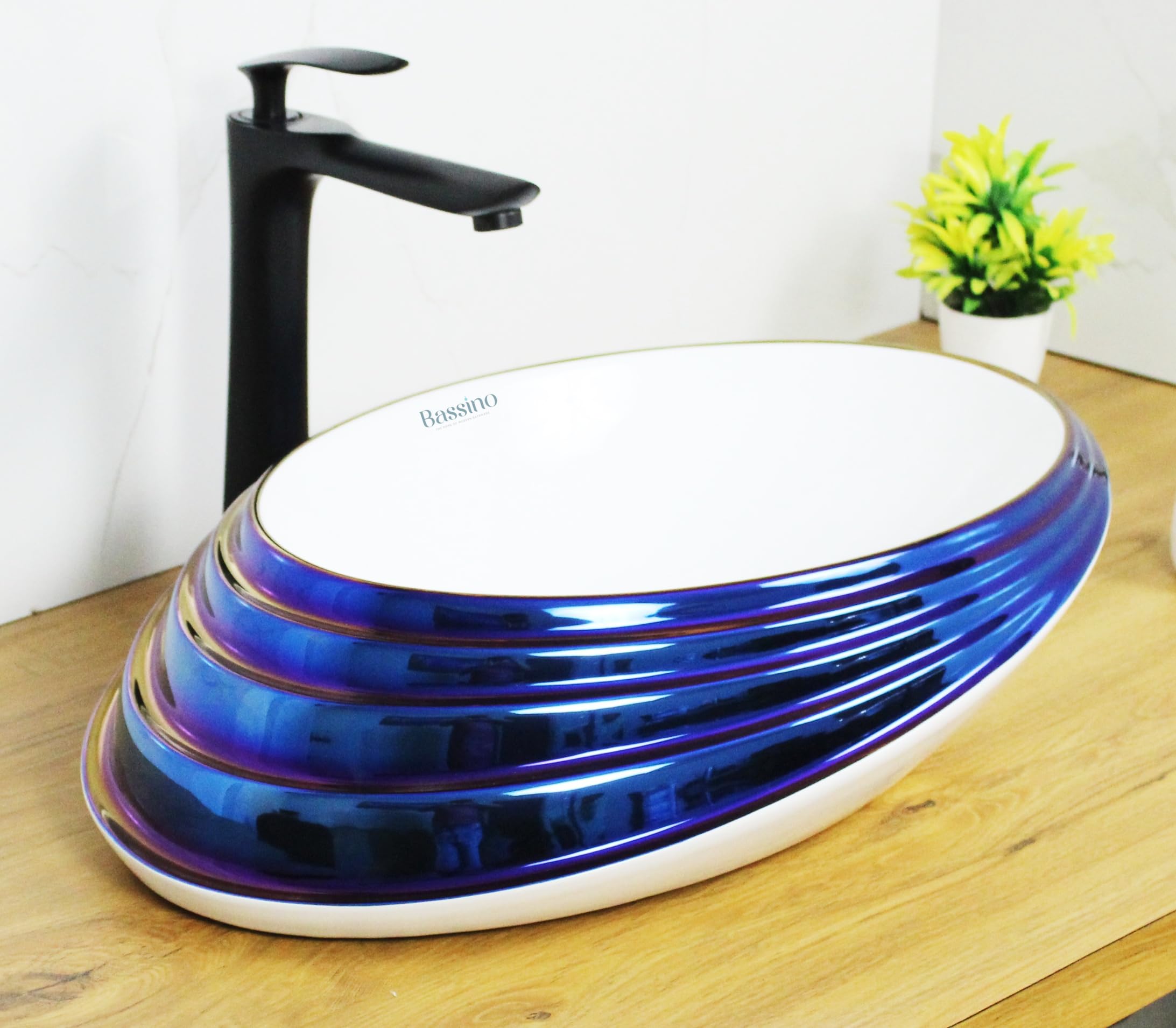 See full amazon price history chart for BASSINO Art Wash Basin Counter top, Small Tabletop Ceramic Bathroom Sink/Basin (520 x 380 x 150 mm) (BLUE GLOSSY) BASSINO Art Wash Basin Counter top, Small Tabletop Ceramic Bathroom Sink/Basin (520 x 380 x 150 mm) (BLUE GLOSSY) (B085MG245X) Amazon Price History, Amazon Price Tracker