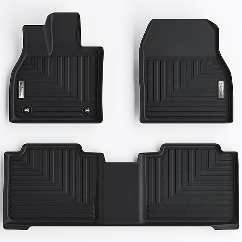 XINSHANGXIU Alfombrillas de suelo compatibles con Subaru SolterraToyota bZ4X 2023 2024, TPE protección para todo tipo de clima, revestimientos de