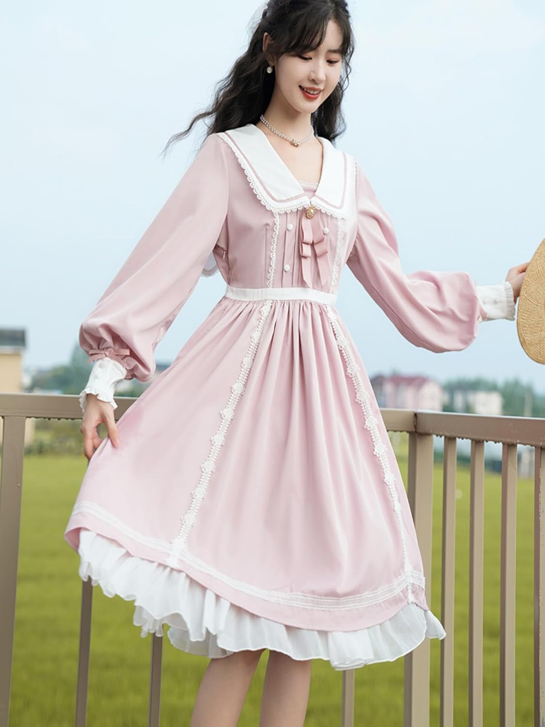 Women Sweet Lolita Cute Dress Teens Fall Outfits Cameroon Ubuy