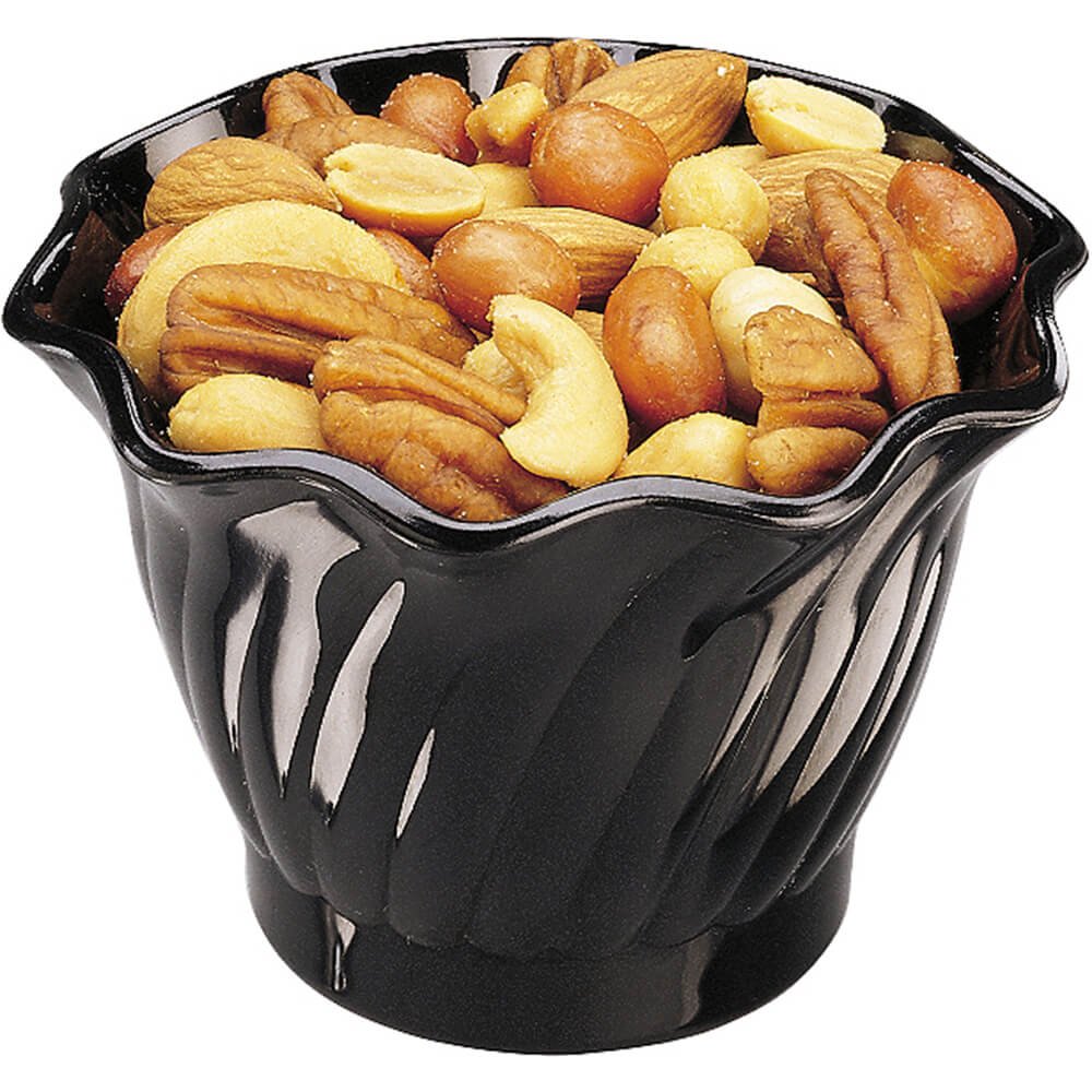 5 Oz. San Swirl Bowl by Cambro – 5 Ounce, Plastic, Black, Model SRB5110