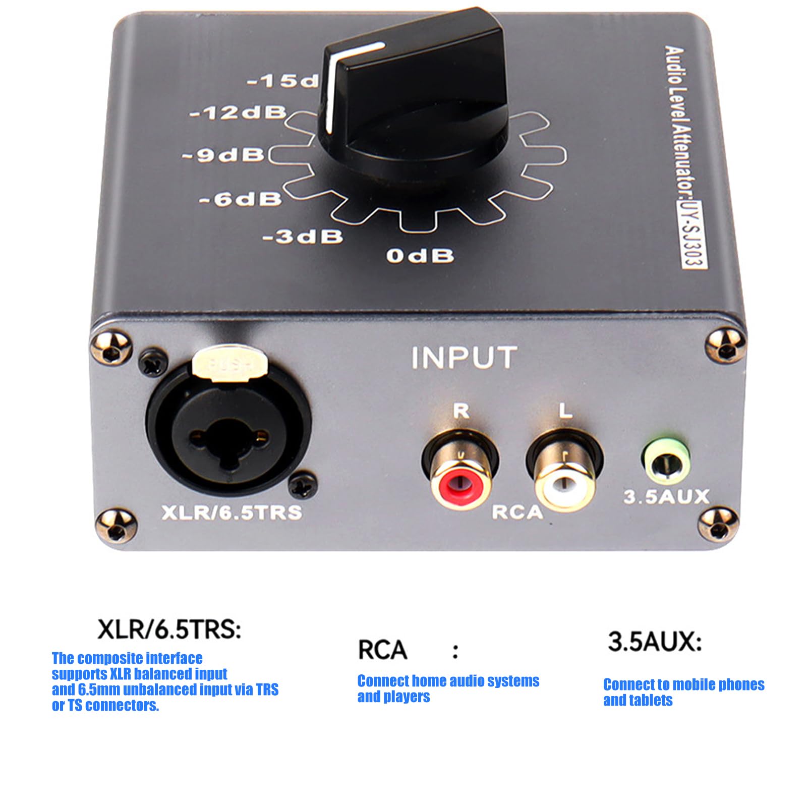 Amazon | メタルアッテネーター XLR および 3.5mm サウンドシアター用