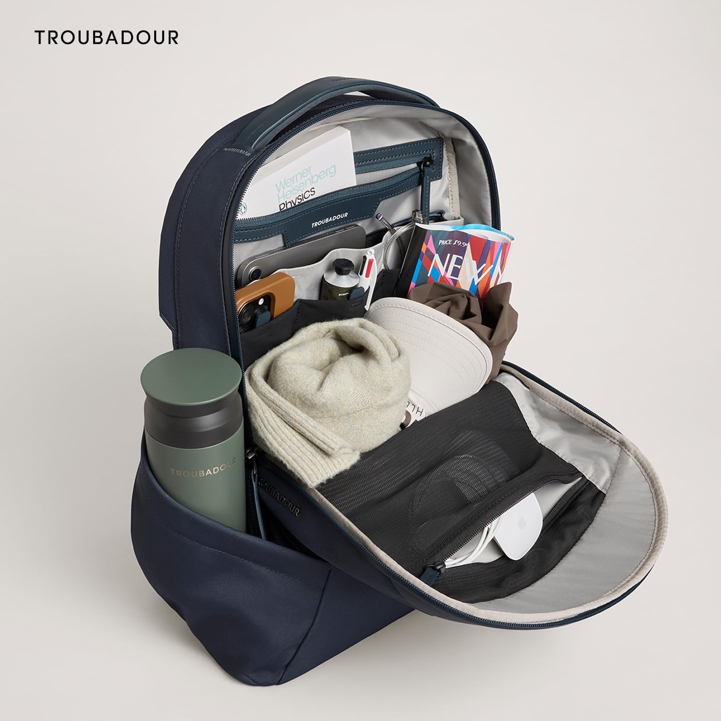 Troubadour Apex 4.0-22L Premium Laptop Backpack - Ergonomic & Water Resistant - Designed for Work and Travel - Basalt - Image 5