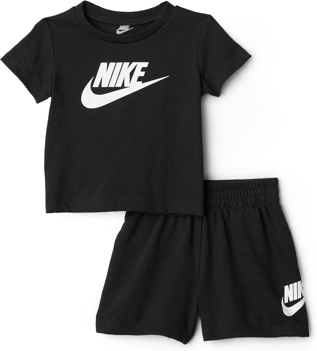Nike Baby Sportswear Club T-Shirt and Shorts 2-Piece Outfit Set (Large Swoosh Logo)
