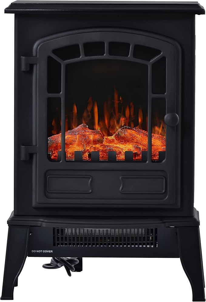 Montary Electric Fireplace Stove, Portable Electric Fireplace Heater