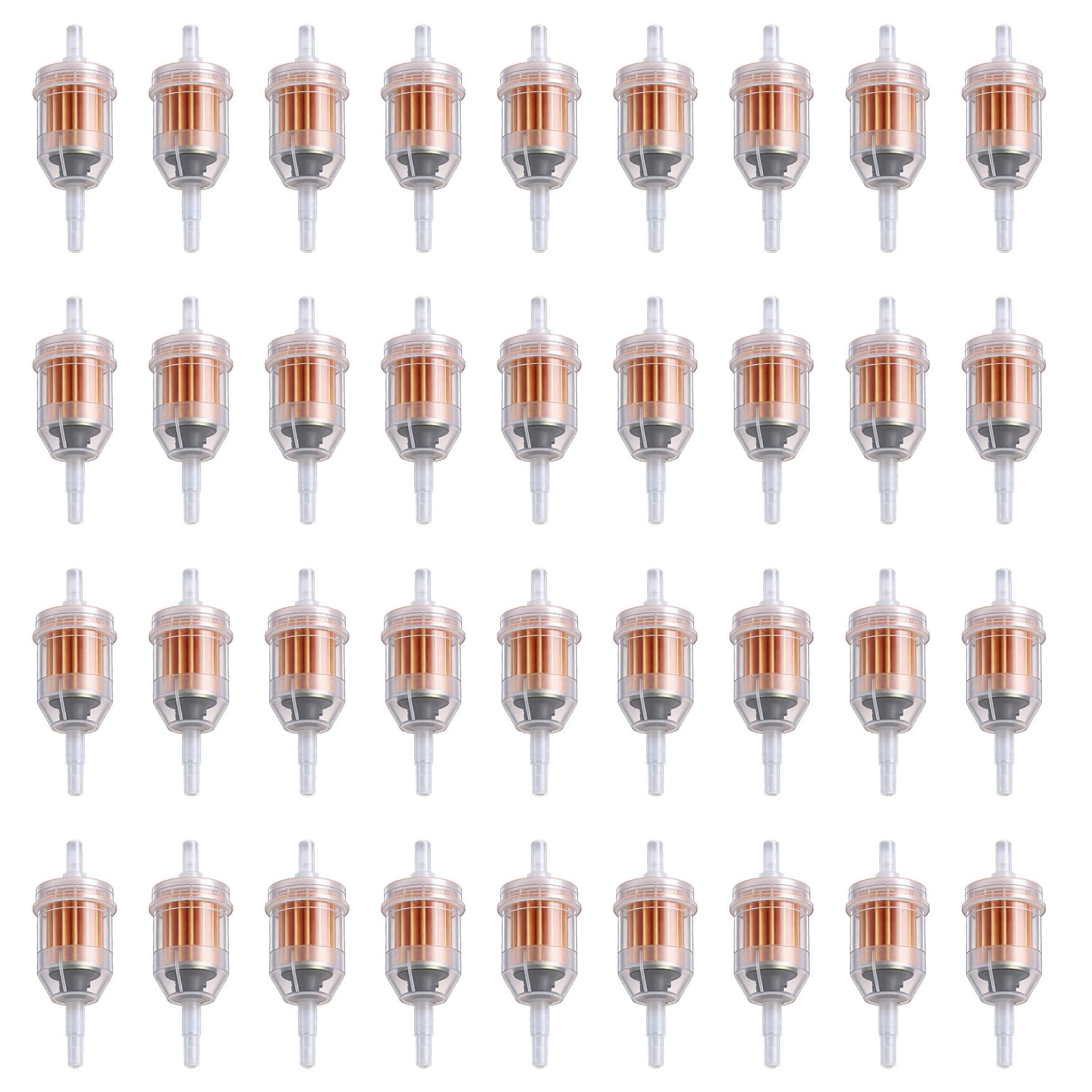 36 Pack Gas Inline Fuel Filter 1/4 x 5/16 Replacement for Briggs Stratton Replacement for John Deere Replacement for Kawasaki