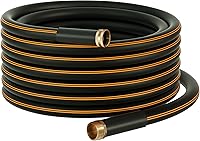 Vista 55 de Atlantic Manguera de jardín resistente de hembra a hembra, 5 pies x 5/8 pulgadas, manguera de agua negra, manguera líder de conexión corta (5 pies)