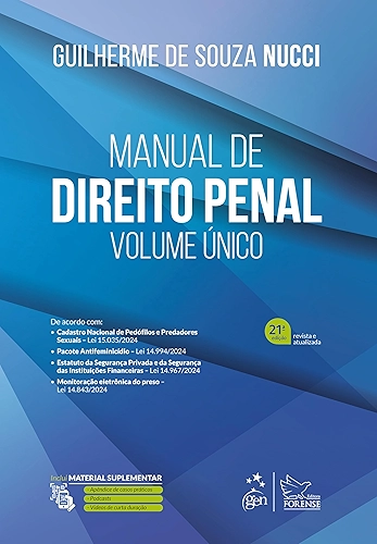 Manual de Direito Penal - Volume Único - 21ª Edição 2025