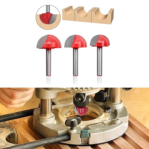 Miniatura 5 de Juego de brocas para enrutador de 14 pulgadas, 10 unidades, 14 pulgadas, 516 pulgadas, 38 pulgadas, 12 pulgadas, 58 pulgadas, 34 pulgadas, 78