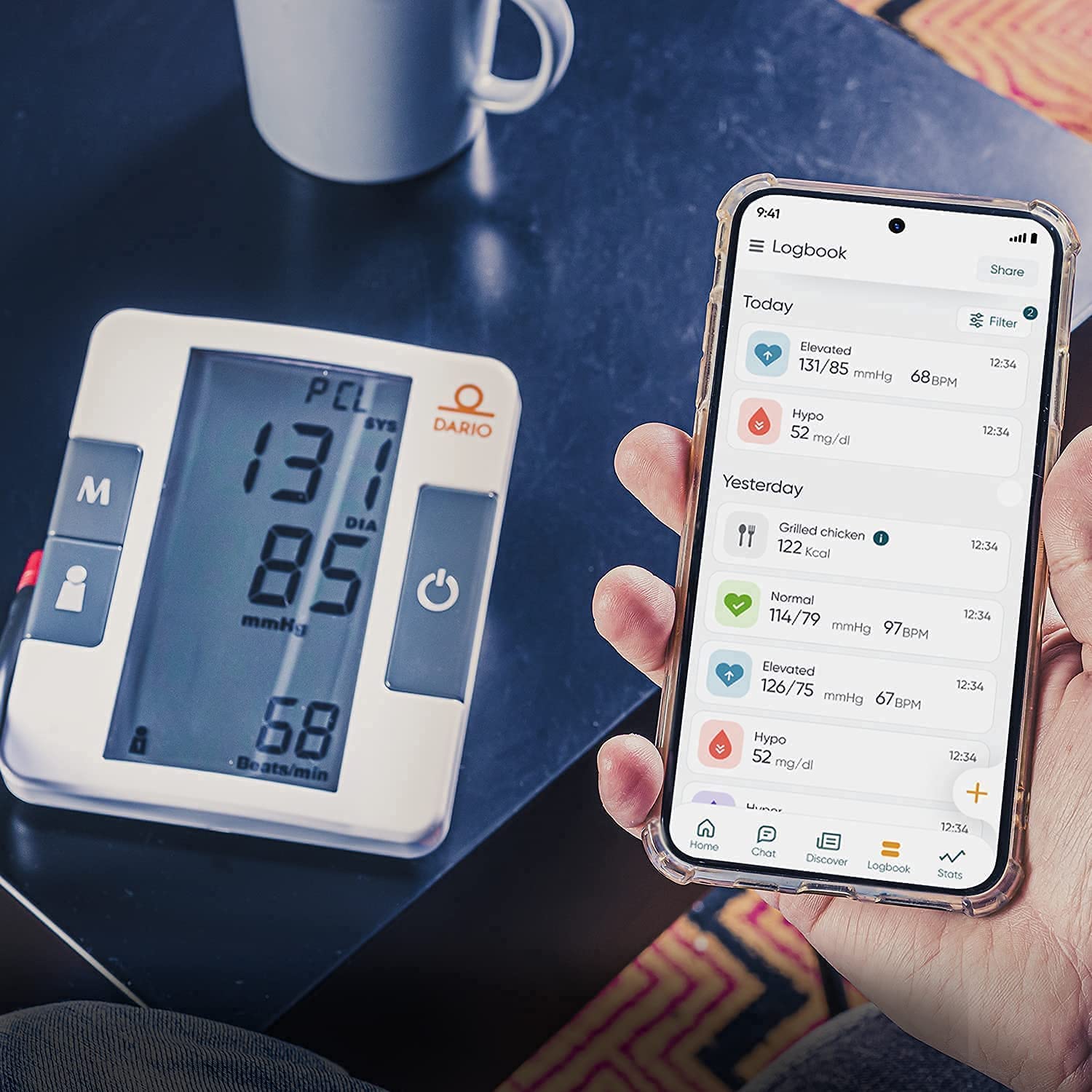 Bundle & Save Dario Diabetes Blood Glucose Meter Kit. Test Blood Sugar