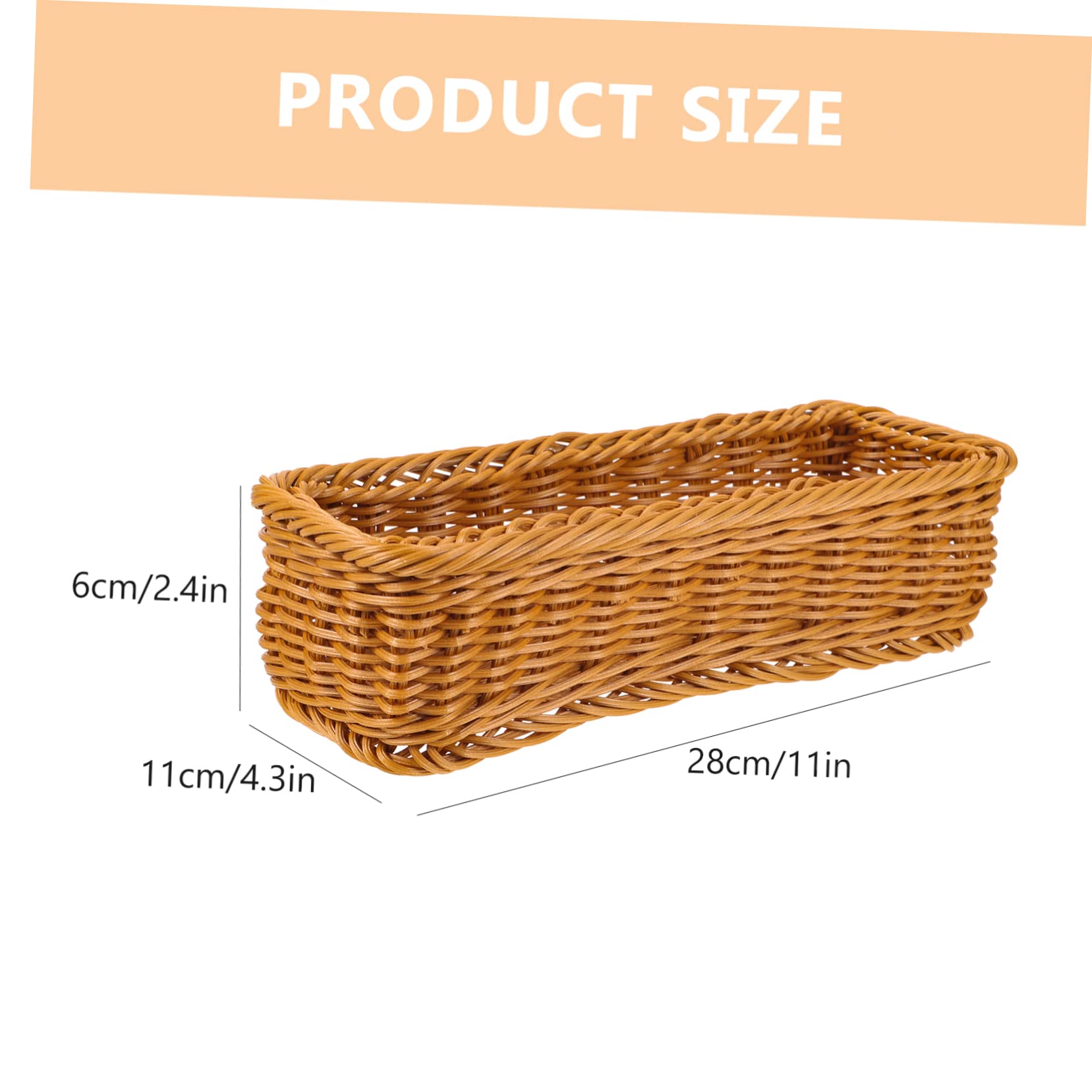 Cabilock Pantry Bins Kitchen Utensils Bin Plastic Table Basket Office Supply Decorative Desk Organizer