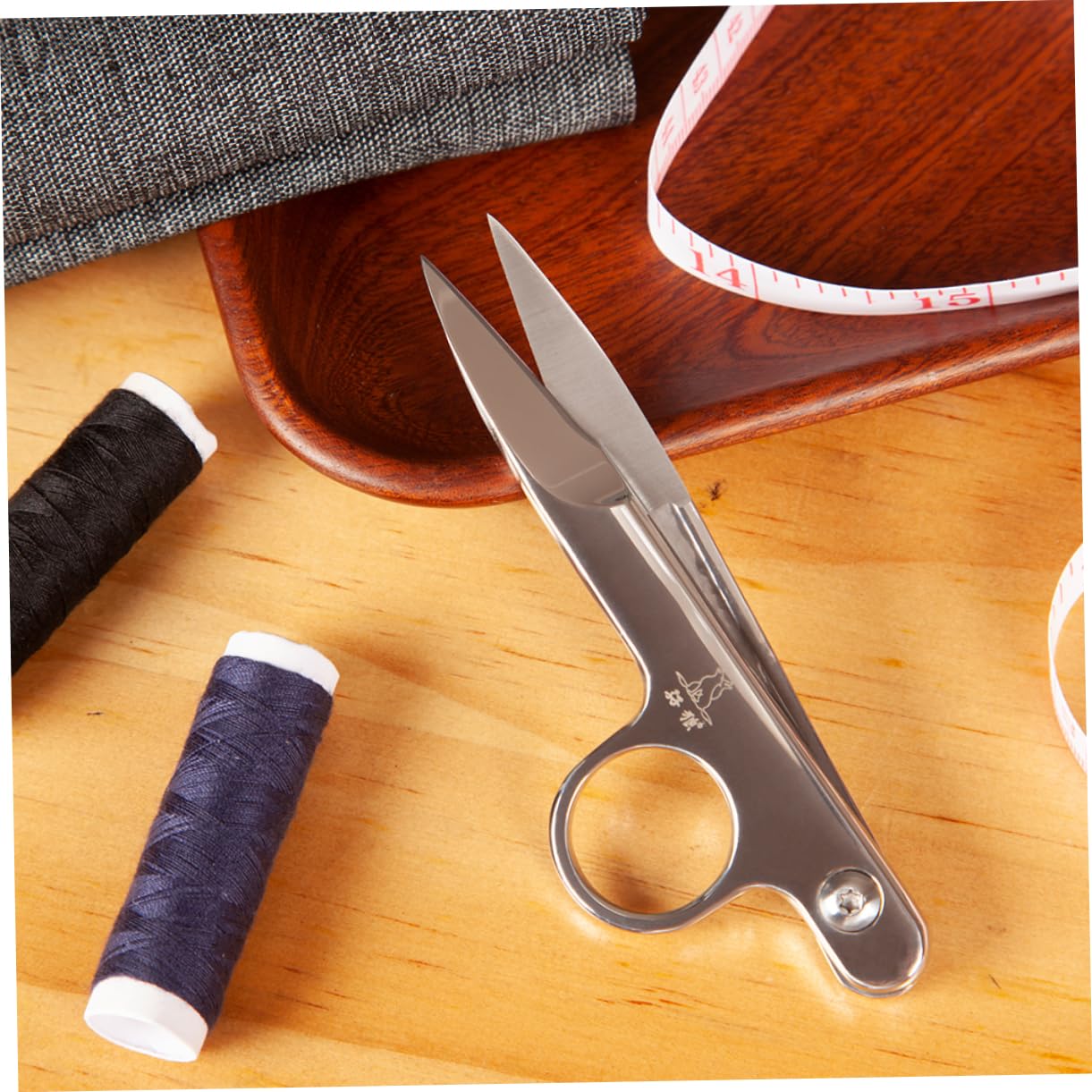 Lurrose 3pezzi Forbice Da Cucito Acciaio Inossidabile Con Design Forbice Per Ricamo e Filo Utensile Compatto e Pratico Per Tessuti e Artigianato Accessorio Resistente e Facile Da