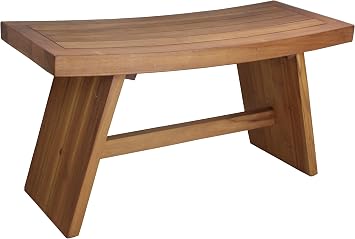 The Original 36" Asia Teak Shower Bench - A. Bench