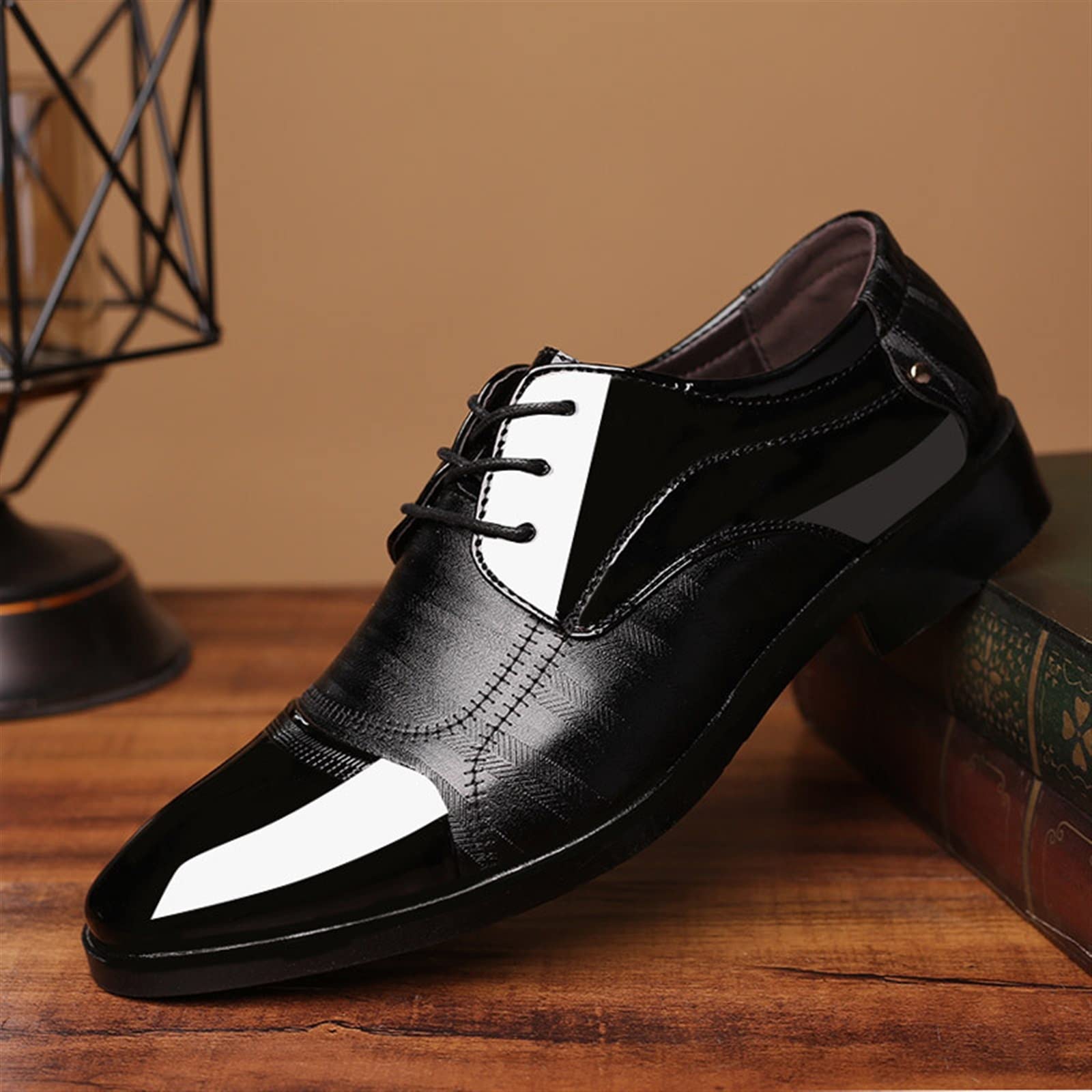 Amazon.co.jp: EJOYApx Leather Shoes for Men プラスサイズのメンズ