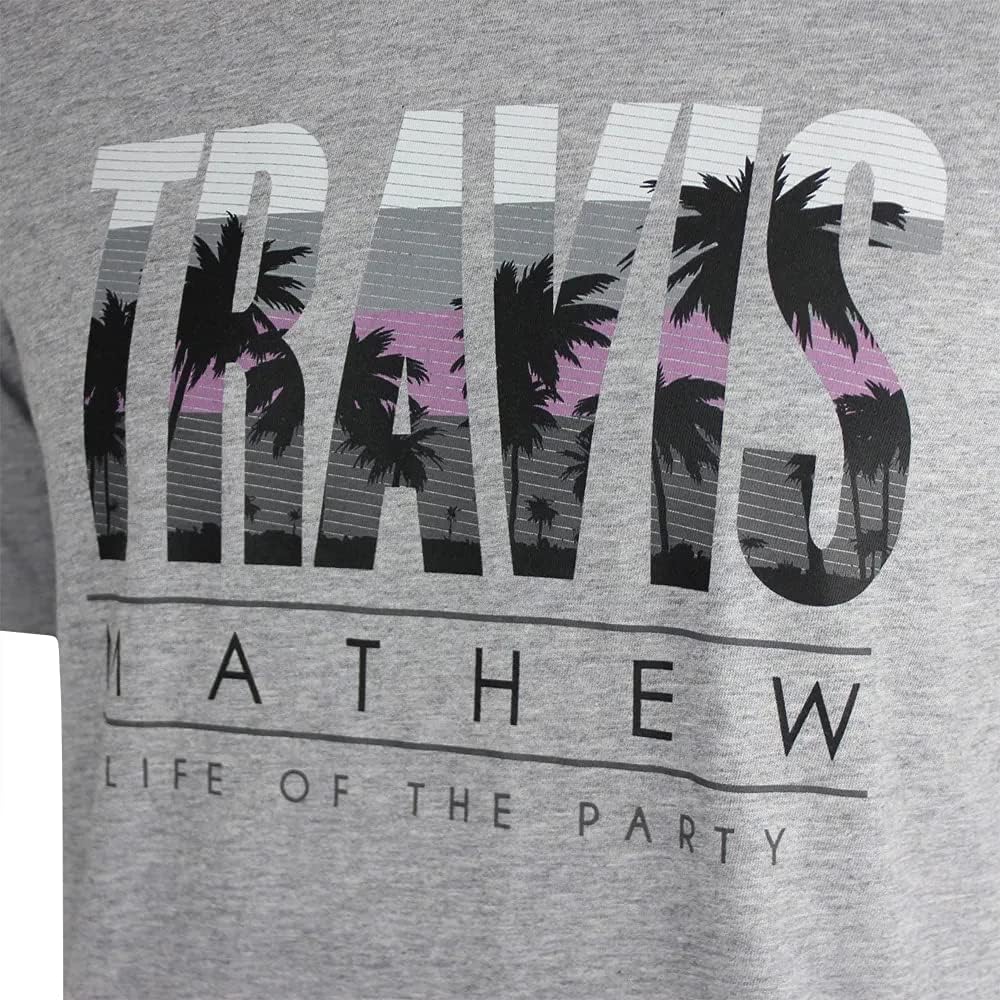 TravisMathew Cut The Foam - Heather Grey- XL