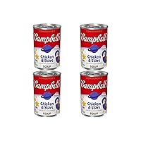Vista 12 de Sopa condensada Campbell's para niños de pollo y estrellas, lata de 10.5 onzas