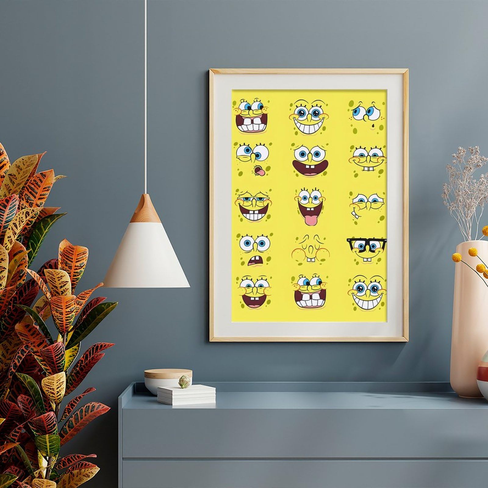 Amazon.co.jp: スポンジボブ ポスター 絵画 インテリア 壁紙用 壁紙