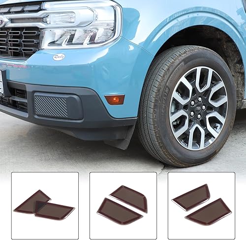 Miniatura 6 de Luces de marcador lateral para parachoques delantero de automóvil, carcasas de lámpara compatibles con Ford Maverick 2022, lámpara de ancho de