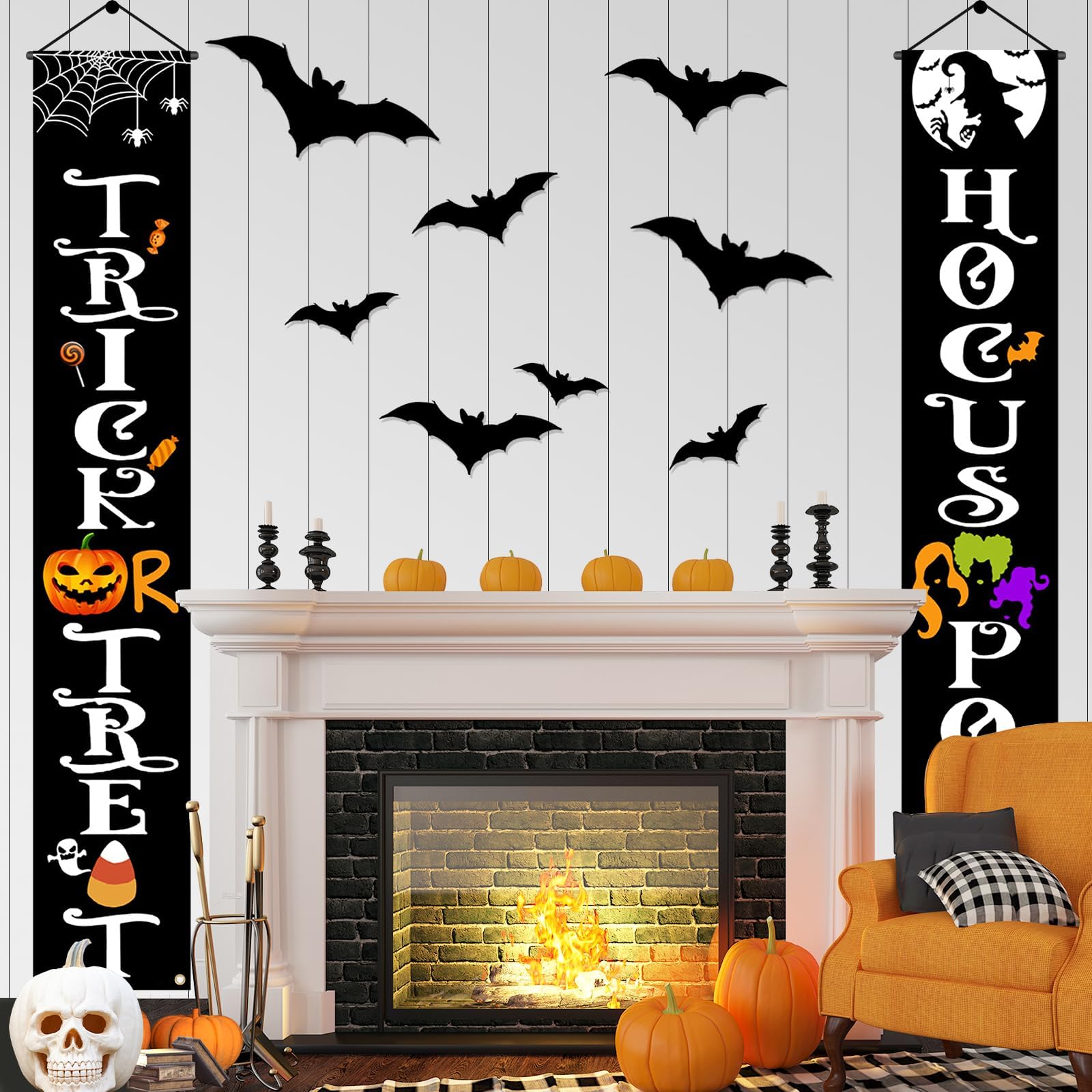 Baner na ganek Halloween