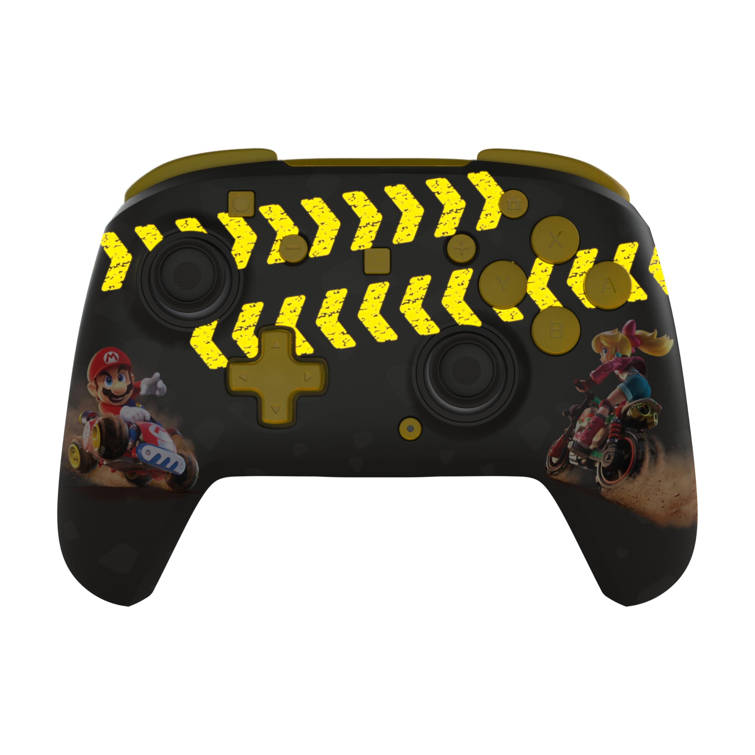 Turtle Beach Rematch Wireless Controller: Mario Kart World – Offiziell lizenziert für Nintendo Switch 1 und 2, TMR-Thumbsticks, anpassbares RGB, wiederaufladbarer Akku