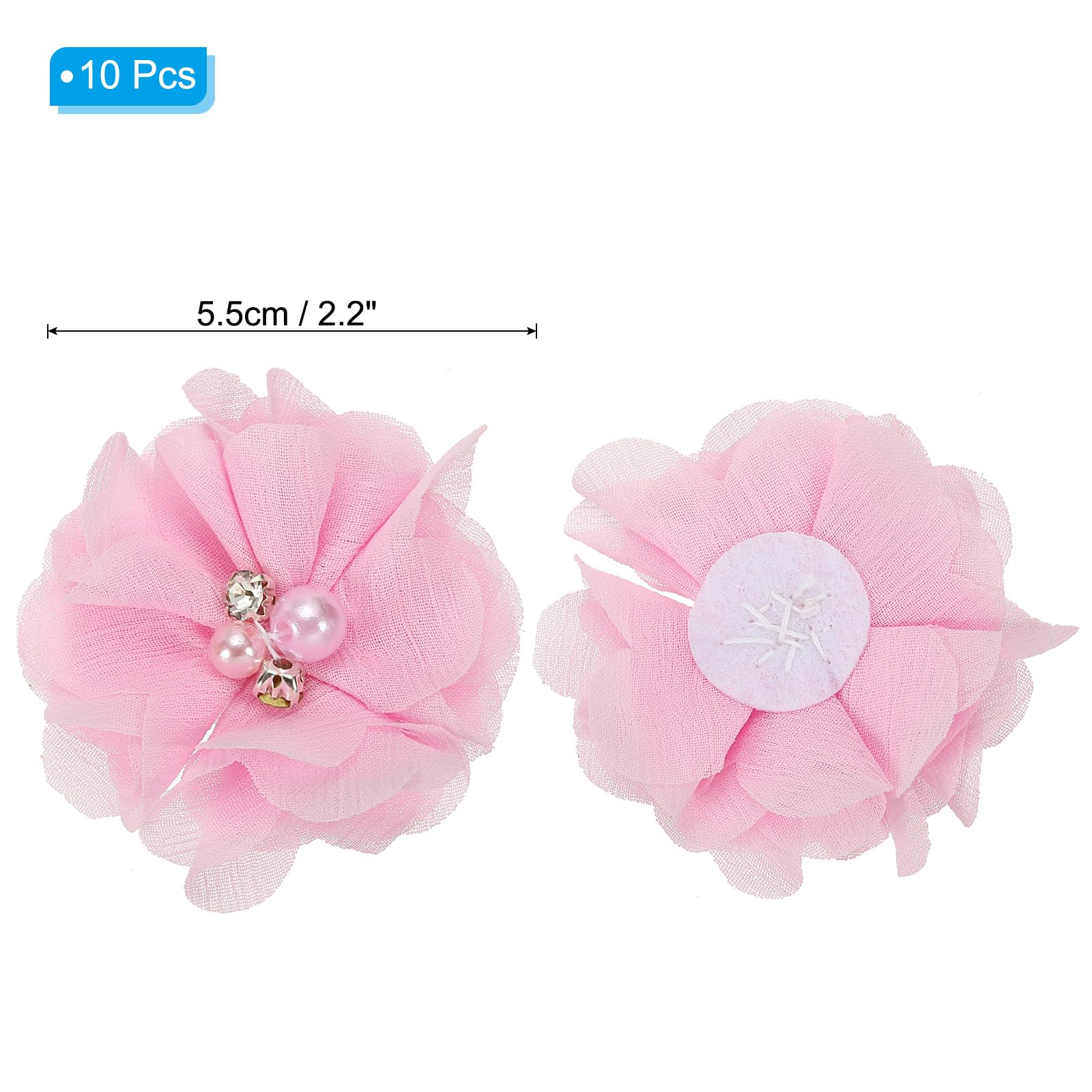 PATIKIL 2" Chiffon Flowers - Image 2