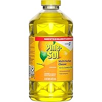 Vista 11 de Pine-Sol Limpiador multisuperficie, CloroxPro, fórmula concentrada 2x, limón fresco, 80 onzas líquidas