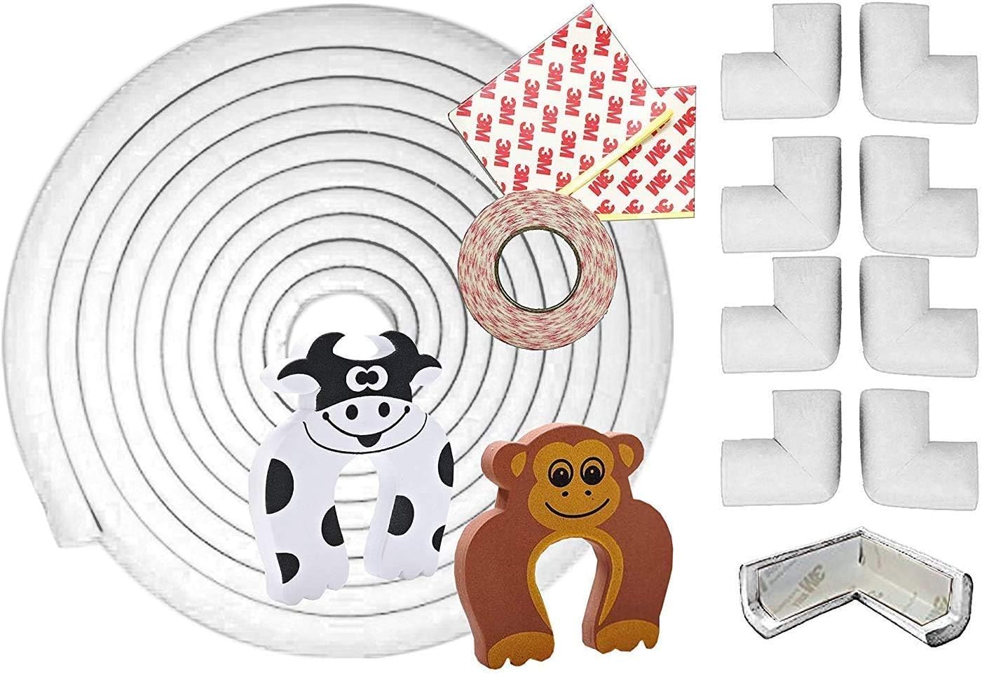 11 Pack Baby Proofing Edge, Safety Corner Guards 6m Bumper, 8 Corner