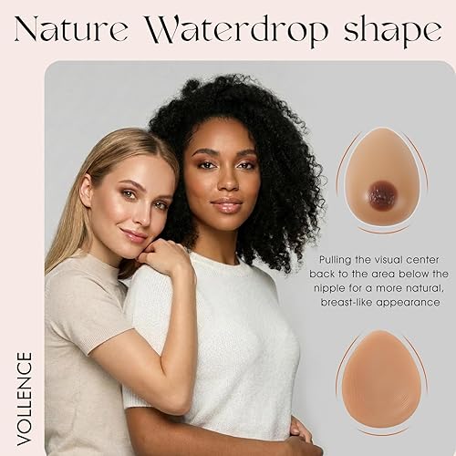 Miniatura 4 de Vollence El pecho de silicona forma tetas falsas para mastectomía prótesis transgénero