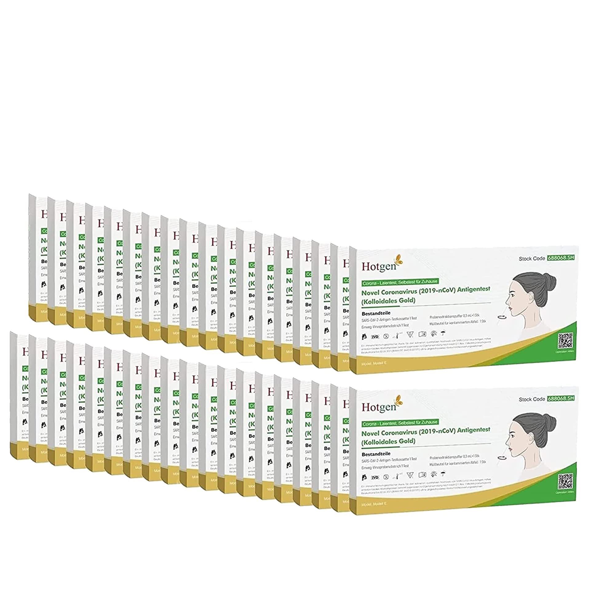 Hotgen Coronavirus (2019-nCoV) - Covid 19 Antigen Schnelltest Corona 39 Stück