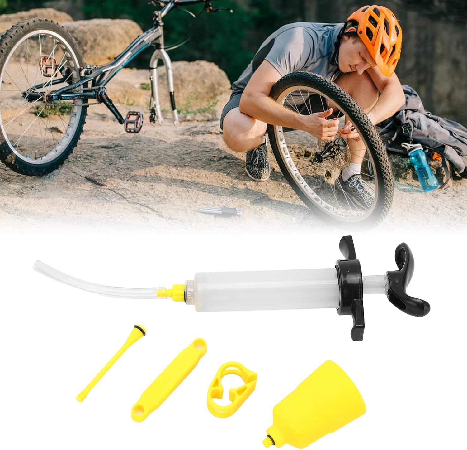 Brake Bleed kit,Bike Brake Bleed kit,Brake Bleeding kit Bicycle,Mountain Bike Oil Change Tools High Strength High Impact Resistance Bicycle Brake Bleed Kit Tool : Sports & Outdoors