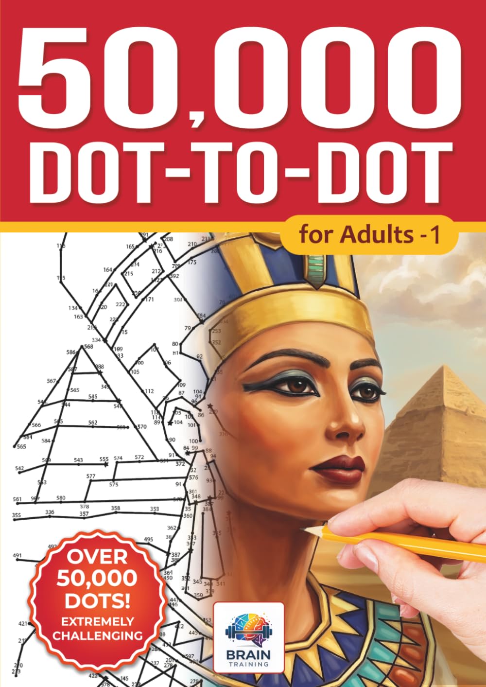 50,000 Dot-to-Dot for Adults - 1: Challenging Connect-the-Dots