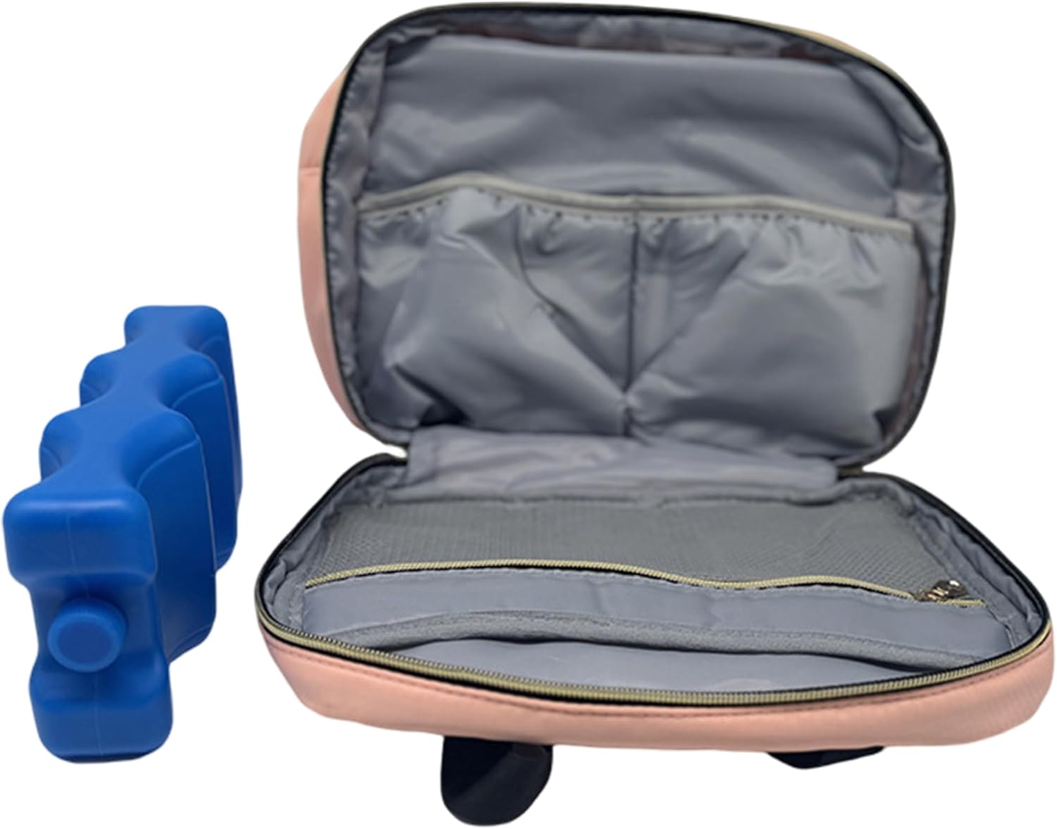 Breastmilk Cooler Bag, Breastmilk Cooler Travel Bag with Ice Bucket, Dry-Wet Separation & Multi-Compartment Storage